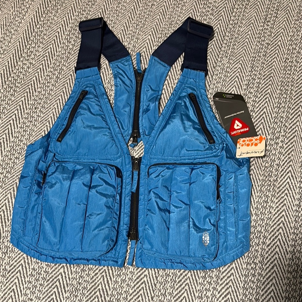 FP Movement by Free People - Outdoors Pursuit Utility Women's Blue Vest - O/S - Picture 3 of 11